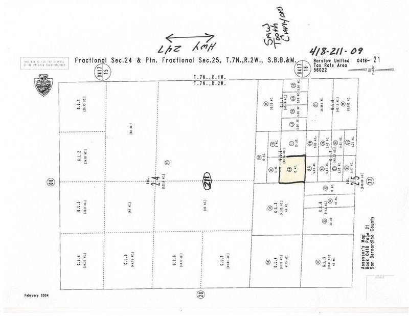 Barstow, San Bernardino County, CA Undeveloped Land for sale Property ID: 417888118