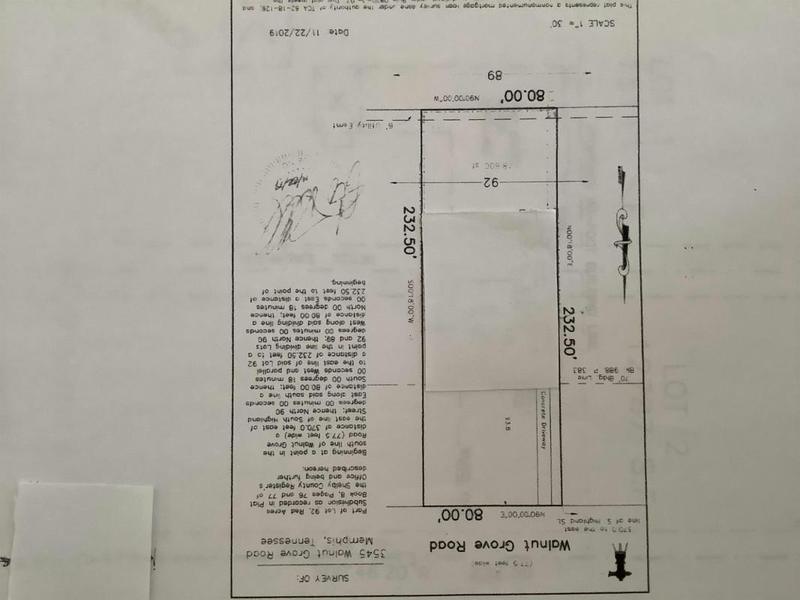 3545 WALNUT GROVE RD, Memphis, TN 38111 Land For Sale  MLS# 10158844