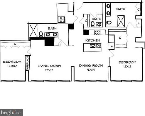 2200 Benjamin Franklin Pkwy #2B-W1801, Philadelphia, PA 19130 - MLS PAPH2314564 for Rent
