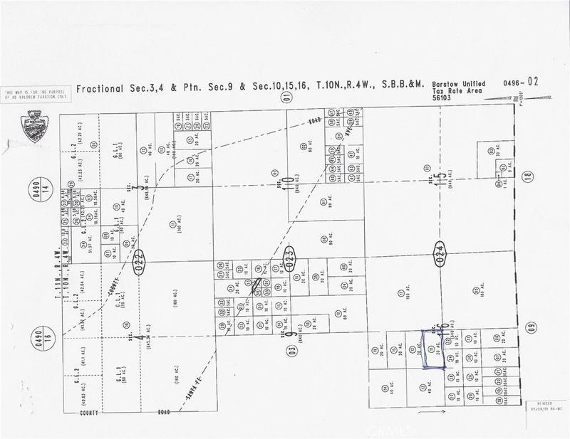 Hinkley, San Bernardino County, CA Undeveloped Land for sale Property ID: 417888127