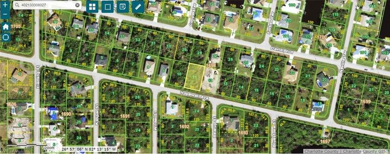 Port Charlotte, Charlotte County, FL Undeveloped Land, Homesites for sale Property ID: 418323452