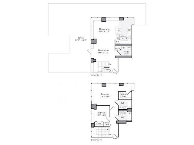 2 Bedroom 2 Bath In Manhattan NY 10019 for Rent