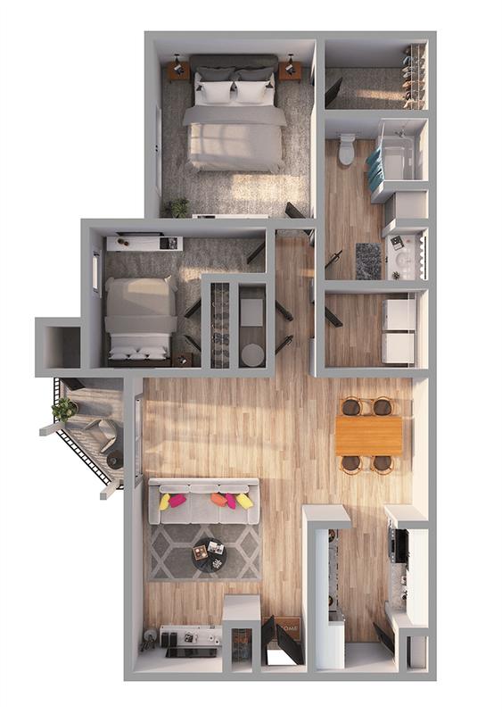 Cooper Creek Apartments - B1 for Rent