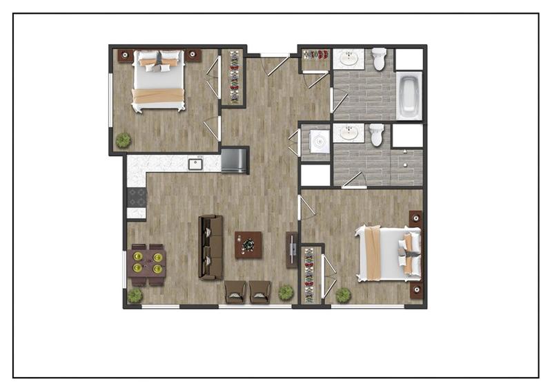 North Square Apartments at The Mill District - 2G for Rent