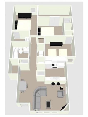 Branchester Lakes Apartments - C1 for Rent