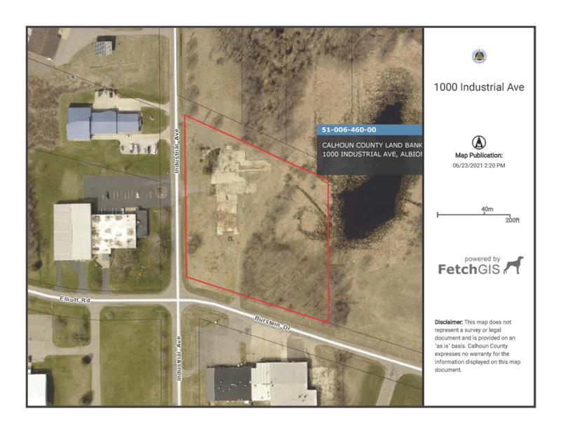 1000 INDUSTRIAL BLVD, Albion, MI 49224 Land For Sale  MLS# 22018133
