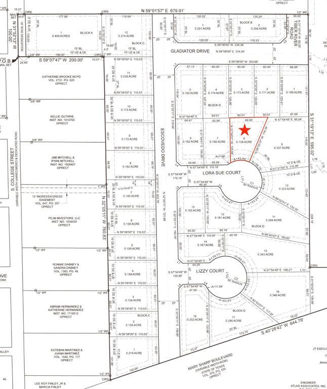 Lot 8 Block D Lora Sue Court, Italy, TX 76651 for Sale