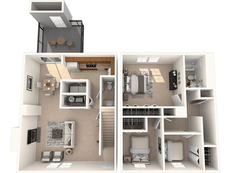 University Park - Three Bedroom Townhome for Rent