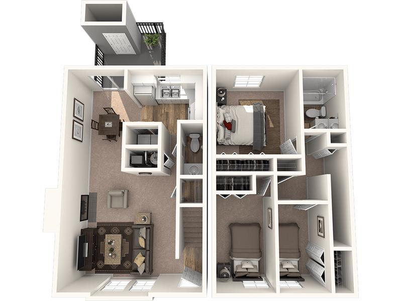 Woodlake - Three Bedroom Townhome for Rent