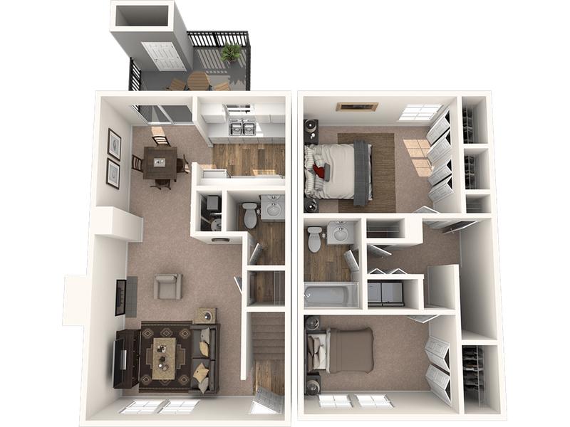 Woodlake - Two Bedroom Townhome for Rent