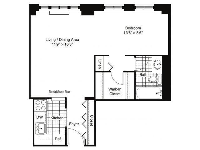0 Bedroom 1 Bath In Chicago IL 60654 for Rent