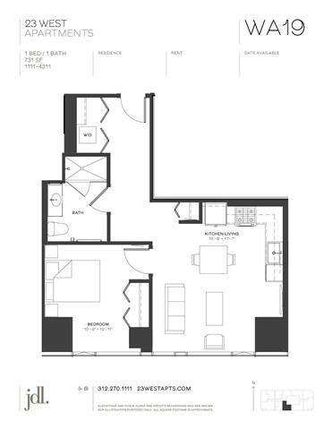 1 Bedroom 1 Bath In Chicago IL 60654 for Rent