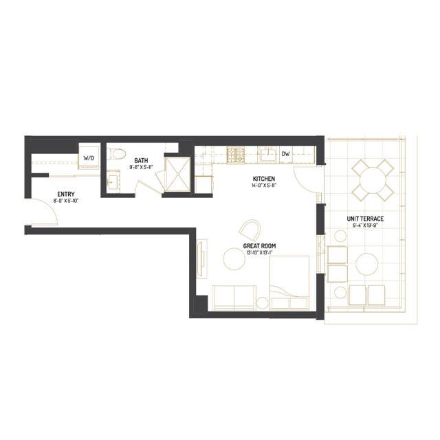 0 Bedroom 1 Bath In Chicago IL 60640 for Rent
