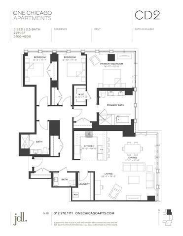 2 Bedroom 2 Bath In Chicago IL 60654 for Rent