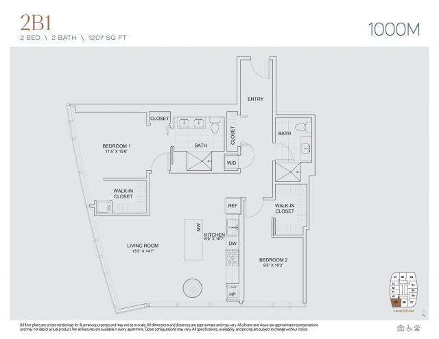 2 Bedroom 2 Bath In Chicago IL 60605 for Rent