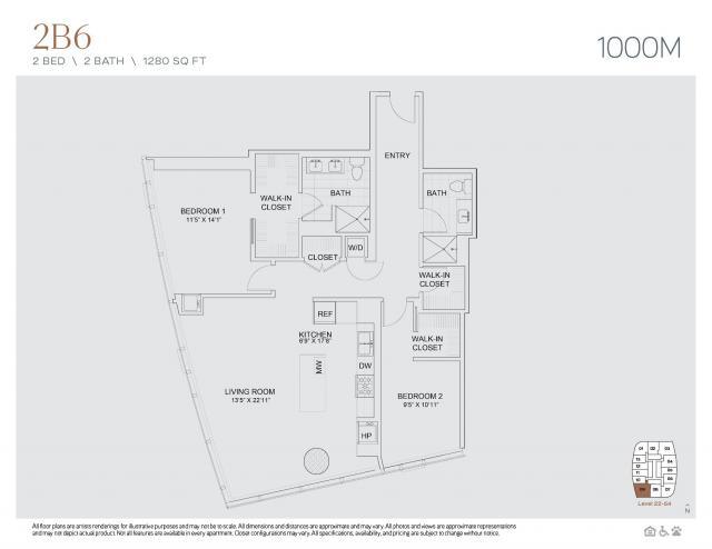 2 Bedroom 2 Bath In Chicago IL 60605 for Rent