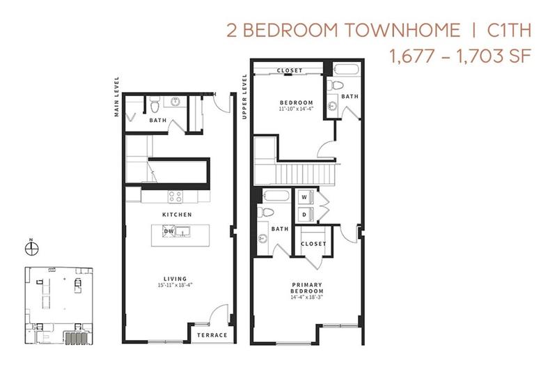 Vicino - Two Bedroom Townhome C1th for Rent