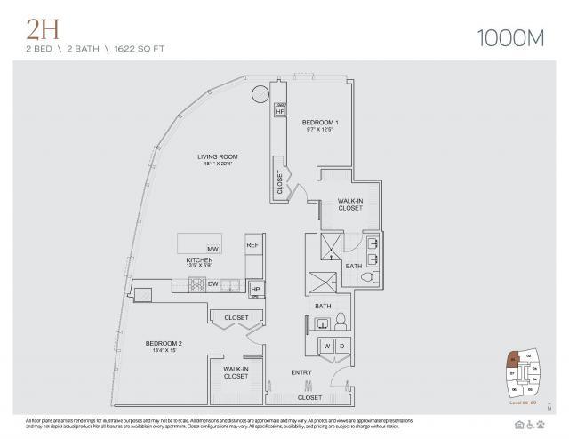 2 bedroom in Chicago IL 60605 for Rent