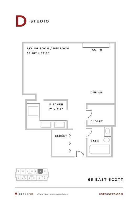 0 Bedroom 1 Bath In Chicago IL 60610 for Rent