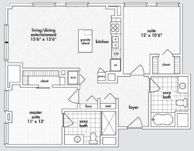 2 Bedroom 2 Bath In Chicago IL 60601 for Rent