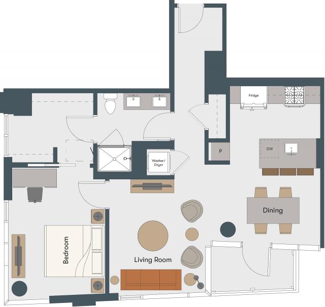 1 Bedroom 1 Bath In Chicago IL 60607 for Rent