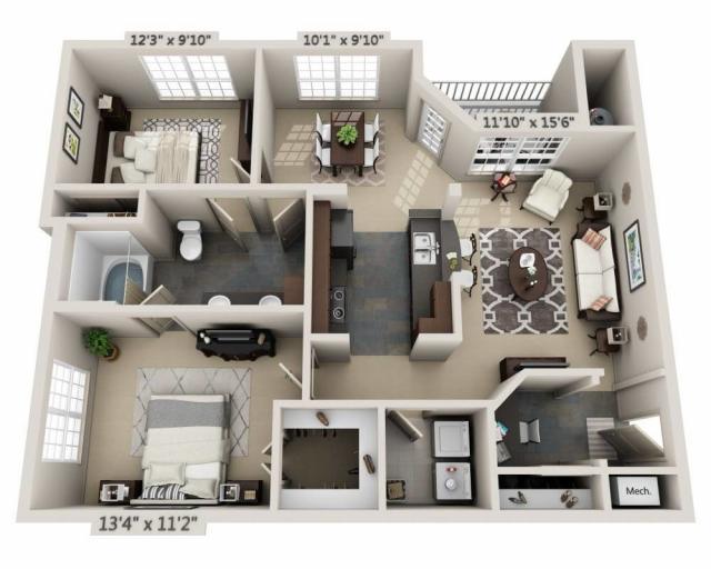 2 bedroom in Tewksbury MA 01876 for Rent