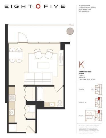 0 Bedroom 1 Bath In Chicago IL 60654 for Rent