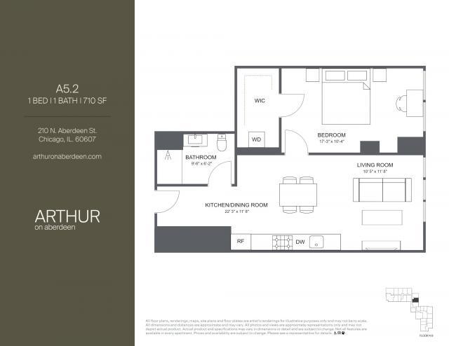 1 Bedroom 1 Bath In Chicago IL 60607 for Rent