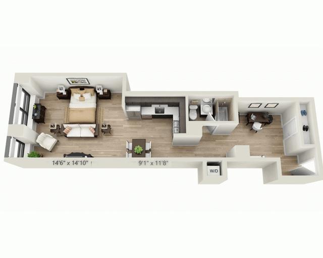 0 bedroom in Manhattan NY 10005 for Rent