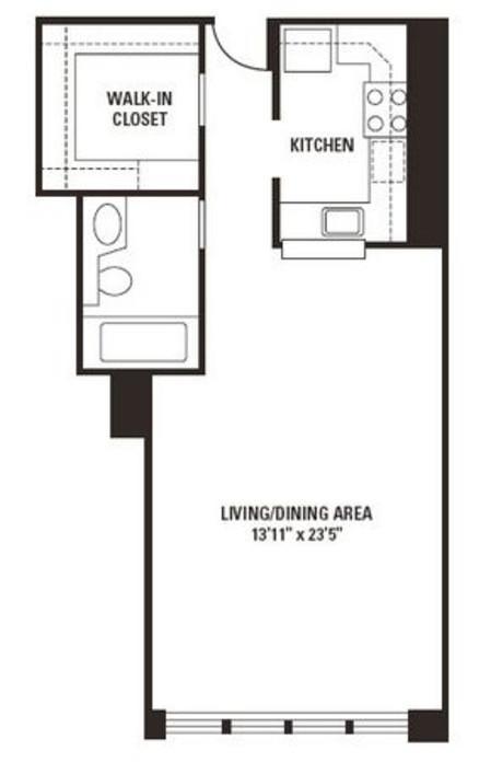 0 Bedroom 1 Bath In Chicago IL 60611 for Rent