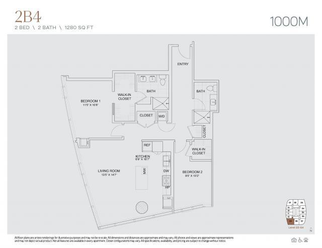 2 Bedroom 2 Bath In Chicago IL 60605 for Rent
