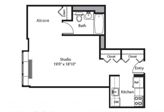 0 Bedroom 1 Bath In Manhattan NY 10002 for Rent