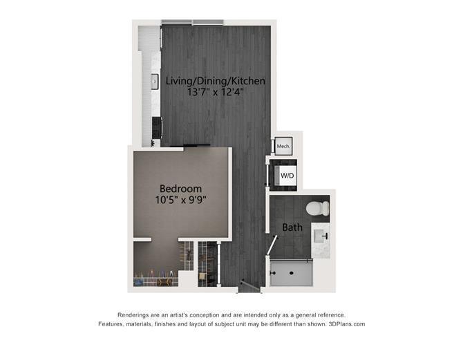 0 Bedroom 1 Bath In Chicago IL 60607 for Rent