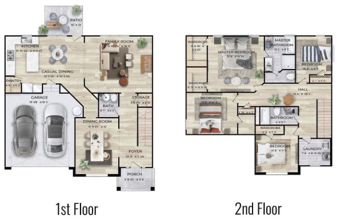 Magnolia Trace - 2525 with Basement for Rent