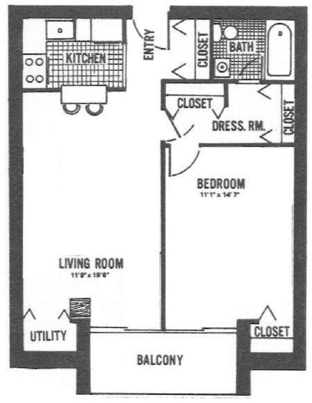1 br 1 ba aparment for sublet with negotiable price for Rent