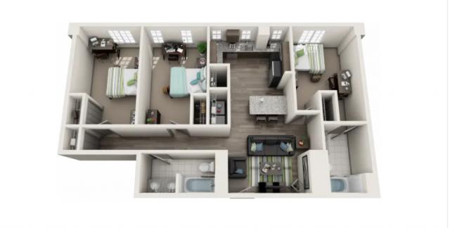 Luxury Living in the Heart of Bloomington Sublet Available at Avenue on College for Rent