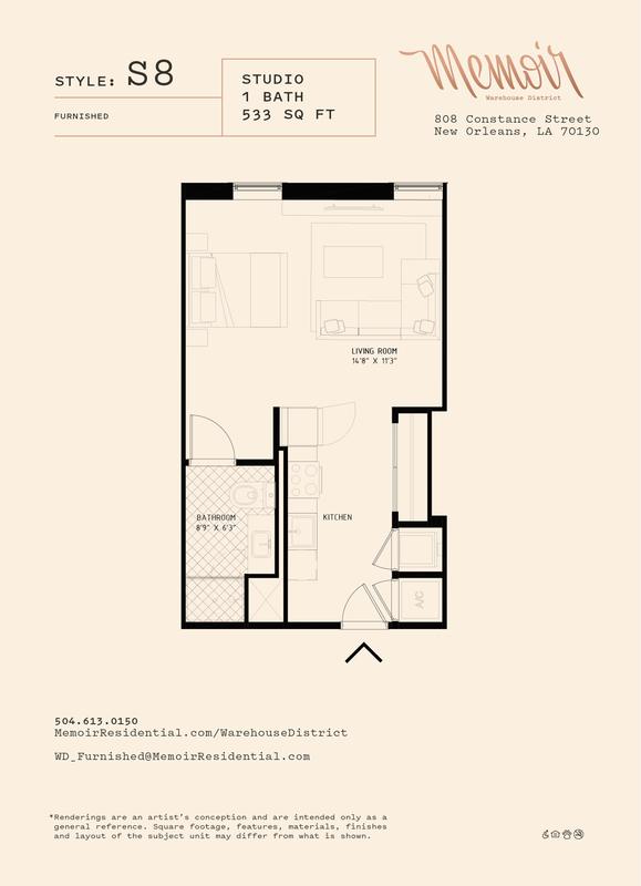 Memoir Warehouse District - S8 for Rent