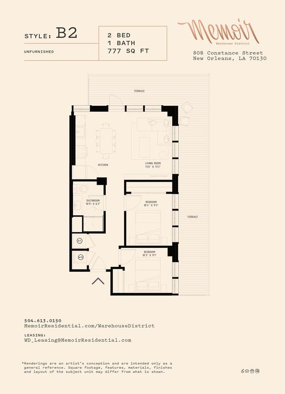 Memoir Warehouse District - B2 for Rent