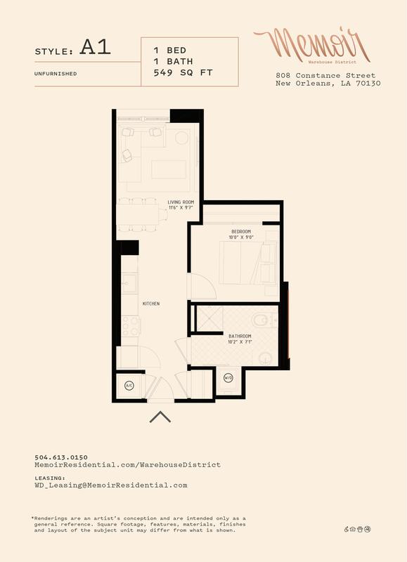 Memoir Warehouse District - A1 for Rent