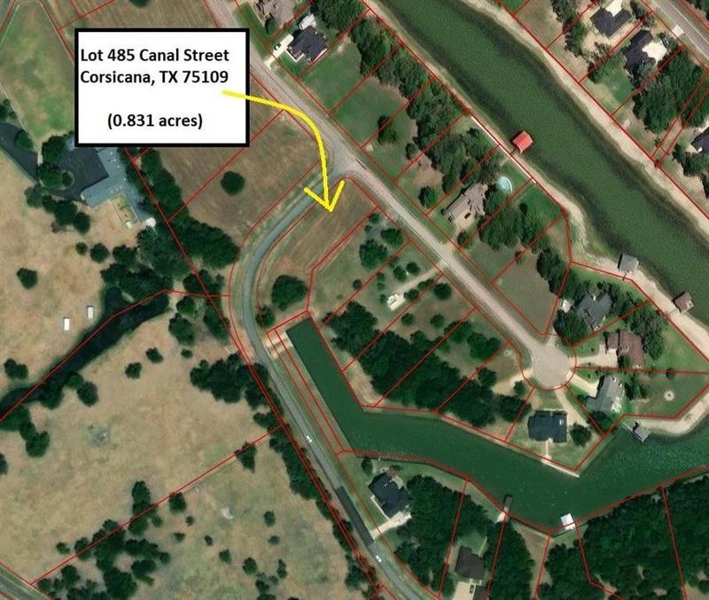 Corsicana, Navarro County, TX Undeveloped Land, Lakefront Property, Waterfront Property, Homesites for sale Property ID: