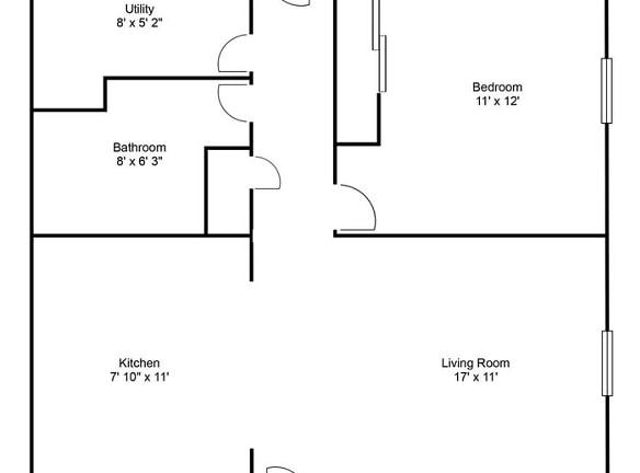 284 Williams St unit 1 - Plainville, IN 47568 - Home For Rent