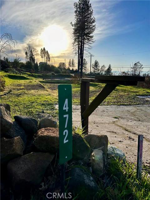 472 HORSESHOE HILL DR, Paradise, CA 95969 Land For Sale  MLS# SN23229729