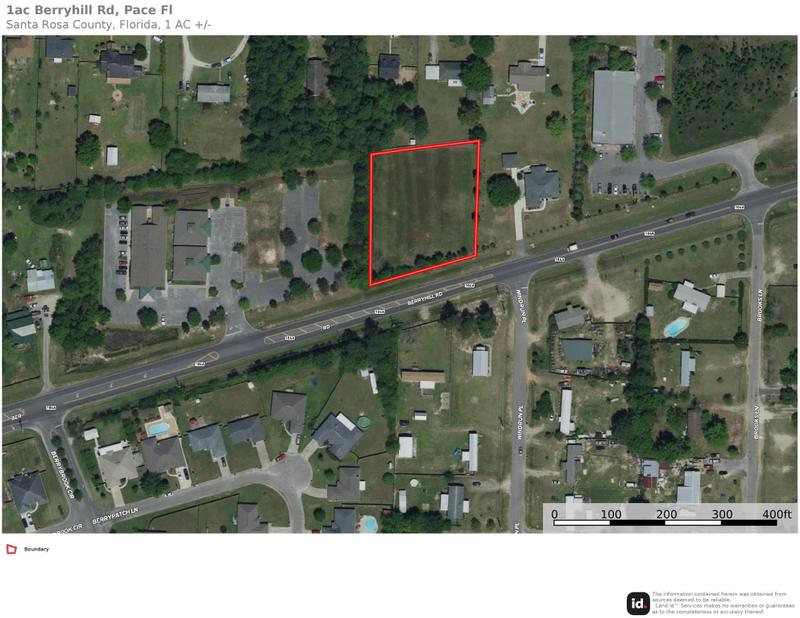 1-ac Berryhill Road, Pace, FL 32571 for Sale