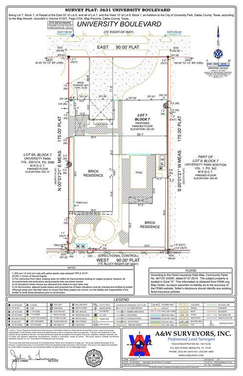 3631 University Blvd, University Park, TX 75205 for Sale